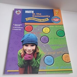 Frank Schaffer Publications Math In The Community Grade 2 Workbook New Unused